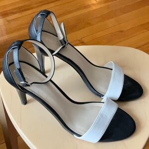 Elegant Black and White Women's Heels